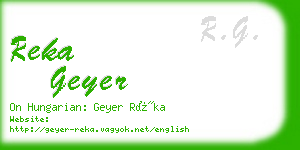 reka geyer business card